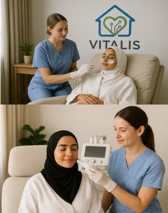 جلسات تحسين نضارة البشرة