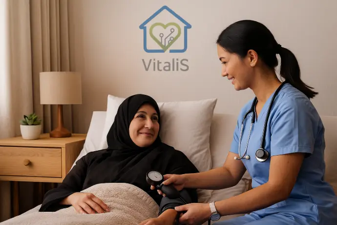 رعاية تمريضية مخصصة 24 ساعة